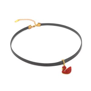 Dây chuyền titan choker mặt thiên nga