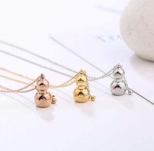 Dây chuyền titan, vòng cổ titan hồ lô