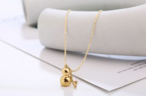 Dây chuyền titan, vòng cổ titan hồ lô