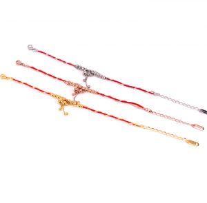 TA231-Lắc tay titan chỉ đỏ lô hô