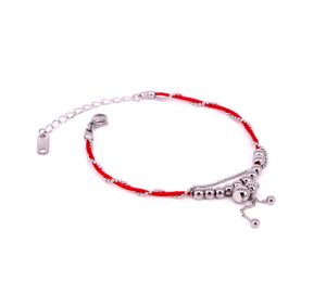 TA231b-Lắc tay titan chỉ đỏ lô hô
