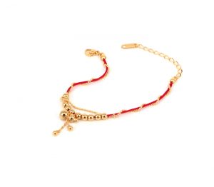 TA231d-Lắc tay titan chỉ đỏ lô hô