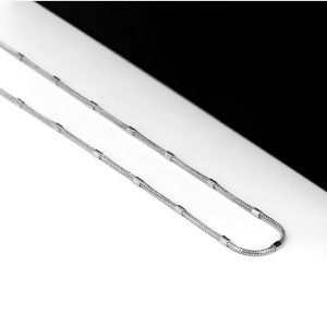 TN395b-Dây chuyền titan trơn không mặt