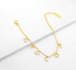 TA251f-Lắc tay titan trăng sao