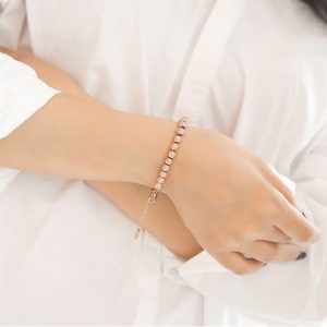 TA257h-Lắc tay titan bi forever love