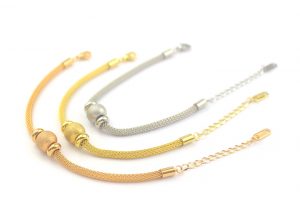 TA281b-Lắc tay nữ titan bi phun cát