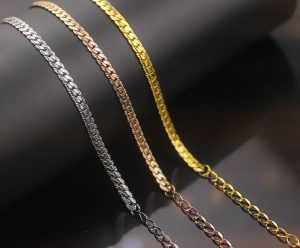 TA284c-Lắc tay titan kiểu lặc chạm cạnh