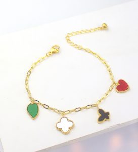 TA286c-Lắc tay nữ titan thời trang LV