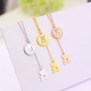 TN418a-Dây chuyền titan con gấu