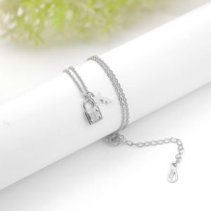 TN437f-Dây chuyền titan ổ chìa khóa