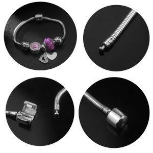 TA306h-Lắc vòng tay titan phong cách Pandora