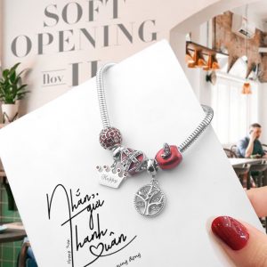 TA307b-Lắc vòng tay titan phong cách Pandora