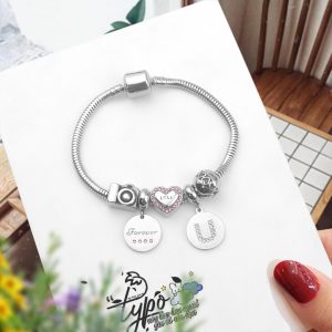 TA310a-Lắc vòng tay titan phong cách Pandora