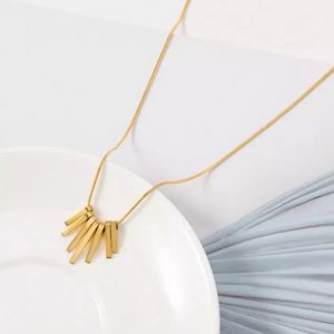 TN472e-Dây chuyền titan kiểu tua thời trang