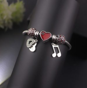 Lắc vòng tay titan phong cách Pandora TA316