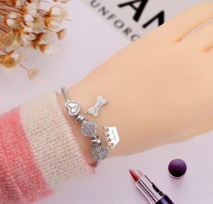 Lắc vòng tay titan phong cách Pandora TA317
