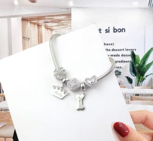 Lắc vòng tay titan phong cách Pandora TA317