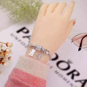 Lắc vòng tay titan phong cách Pandora TA318