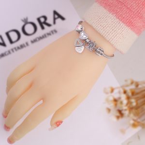 Lắc vòng tay titan phong cách Pandora TA319
