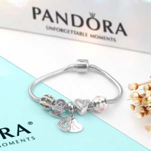 Lắc vòng tay titan phong cách Pandora TA319
