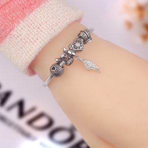 Lắc vòng tay titan phong cách Pandora TA321