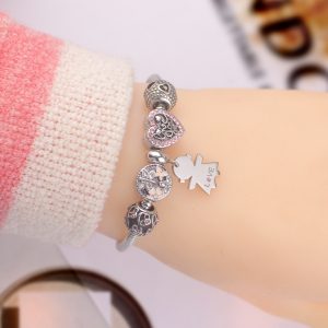 Lắc vòng tay titan phong cách Pandora TA323