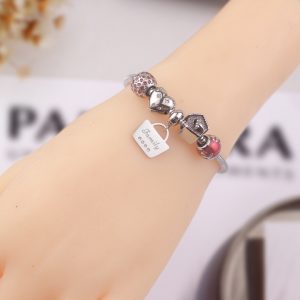 Lắc vòng tay titan phong cách Pandora TA324
