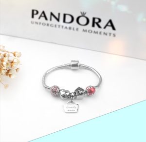 Lắc vòng tay titan phong cách Pandora TA324