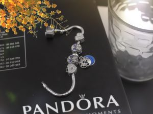 Vòng lắc tay titan phong cách pandora TA326