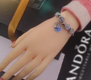 Vòng lắc tay titan phong cách pandora TA326