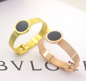 TV116a-Vòng tay titan mặt tròn số la mã thời trang BVL