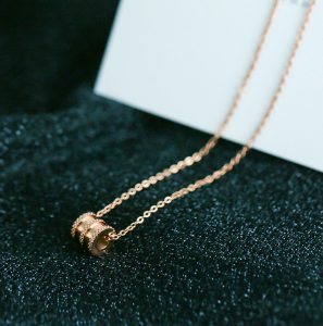Dây chuyền titan ống tròn nhỏ