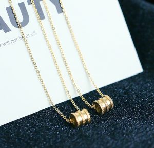 Dây chuyền titan ống tròn nhỏ