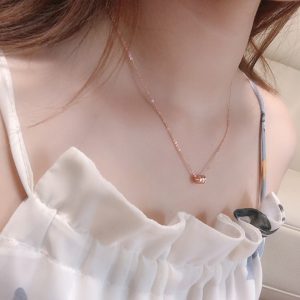 Dây chuyền titan ống tròn nhỏ