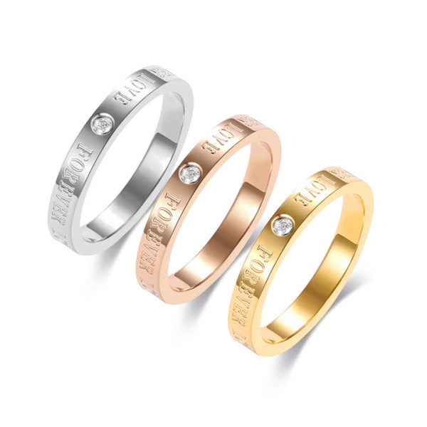 Nhẫn titan forever love