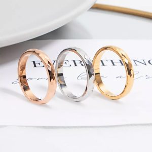 TC163k-Nhẫn titan cắt cạnh kim cương