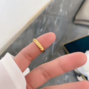 TC179l-Nhẫn titan vảy rồng thời trang hàn quốc