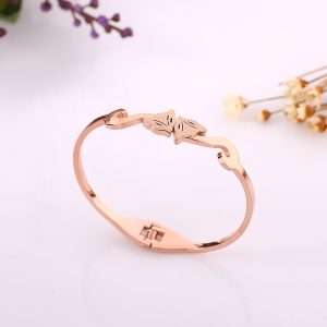 TV166d-Vòng tay titan 2 con hồ ly đối nhau