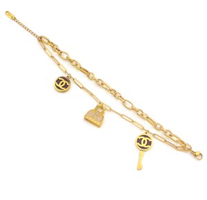 TA137b-Lắc tay nữ titan thời trang Chanel