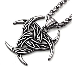 MD016a-Mặt dây chuyền titan nam Nút thắt Celtic