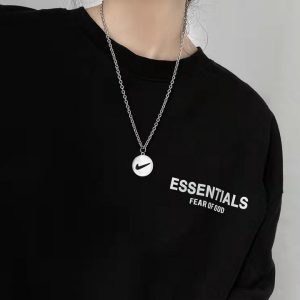 TN453b-Dây chuyền titan nike phong cách hiphop