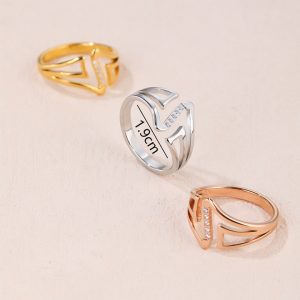 TC265c-Nhẫn nữ titan thời trang