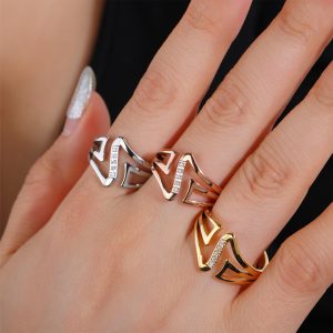 TC265d-Nhẫn nữ titan thời trang