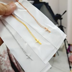 TN664c-Dây chuyền nữ titan mặt hình thánh giá