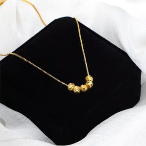 TN616d-Dây chuyền nữ titan bi phun cát móc máy