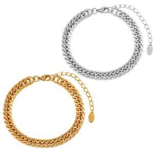 TA163a-Lắc tay nữ titan kiểu lật đôi 6mm