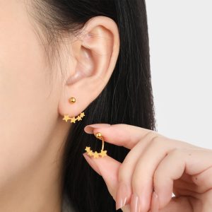 TB224f-Bông hoa tai nữ hình ngôi sao