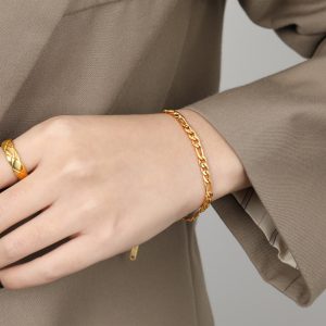 TA176b-Lắc tay nữ titan kiểu lật