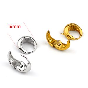 TB272a-Bông hoa tai nữ titan khoen tròn - bán buôn sỉ trang sức