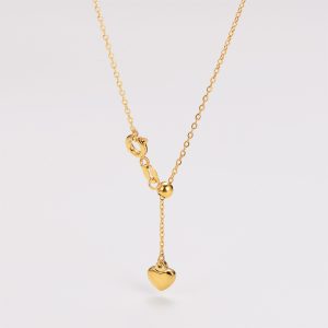 TN739l-Dây chuyền nữ titan trái tim